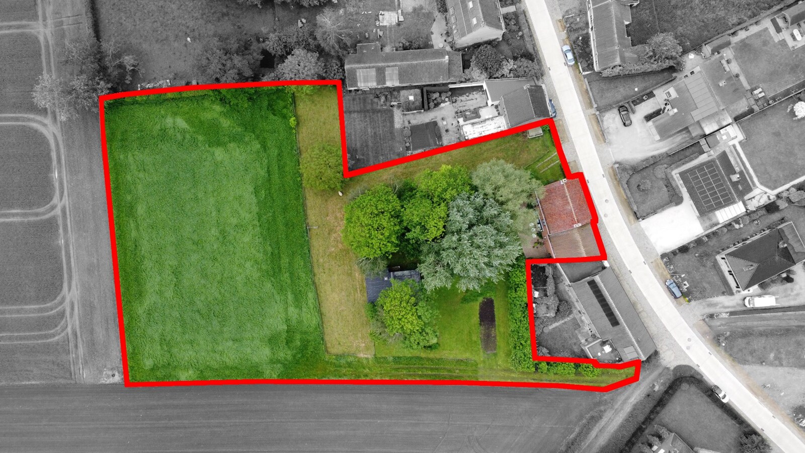 Prachtig gelegen woning met EXTRA bouwgrond in Huise 