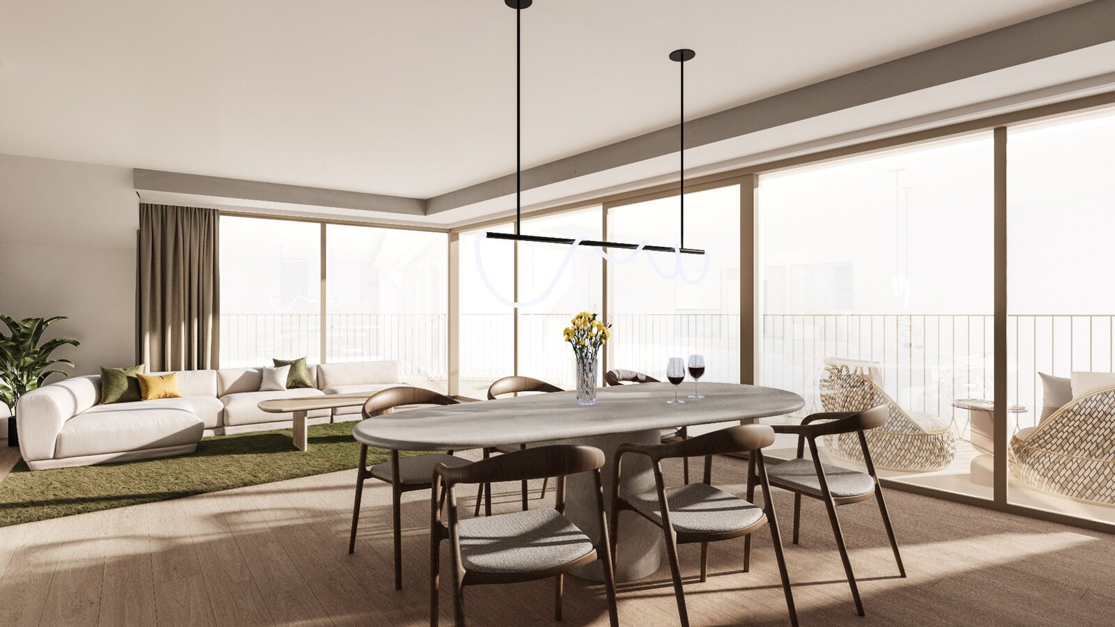 Modern tweeslaapkamerappartement in nieuwbouwresidentie “Antoine” – centraal gelegen in Heist 