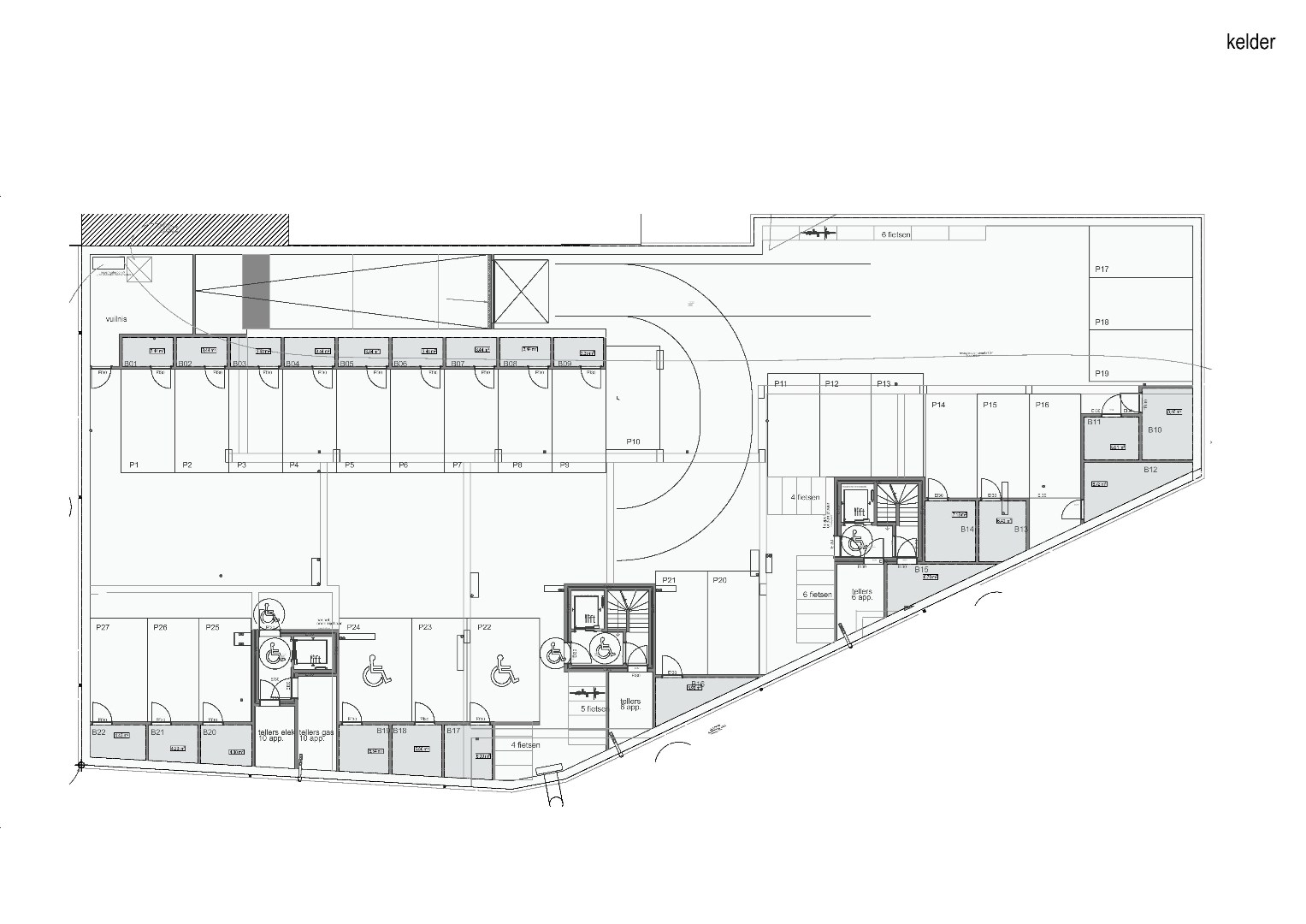 Lichtrijk nieuwbouwappartement met 3 slaapkamers, tuin, terras, kelderberging en 2 autostaanplaatsen - EPC 36 kWh/m² -bewoonbare opp. 115 m² 