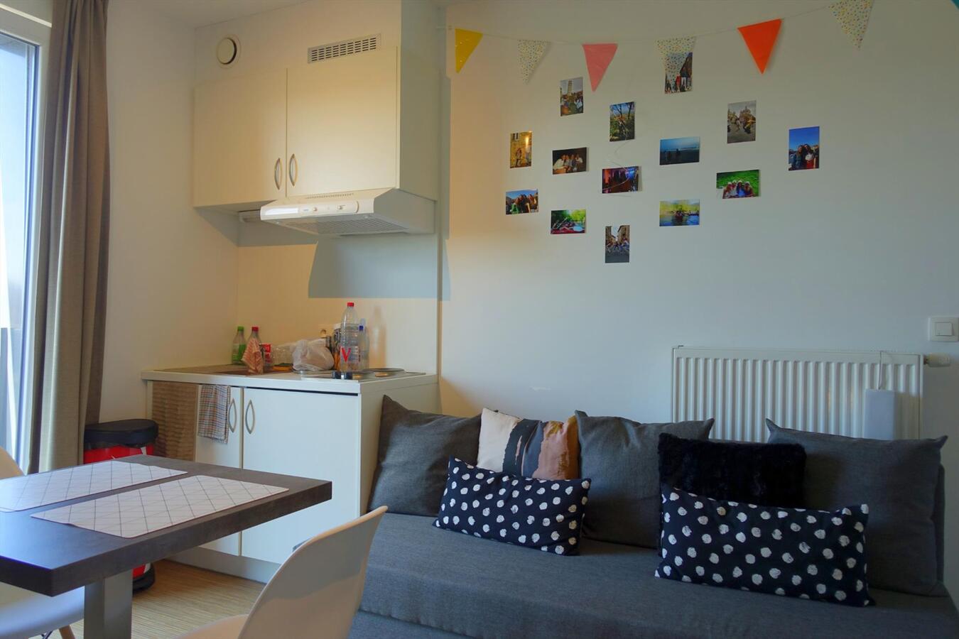 Ruime studio in studentenresidentie 