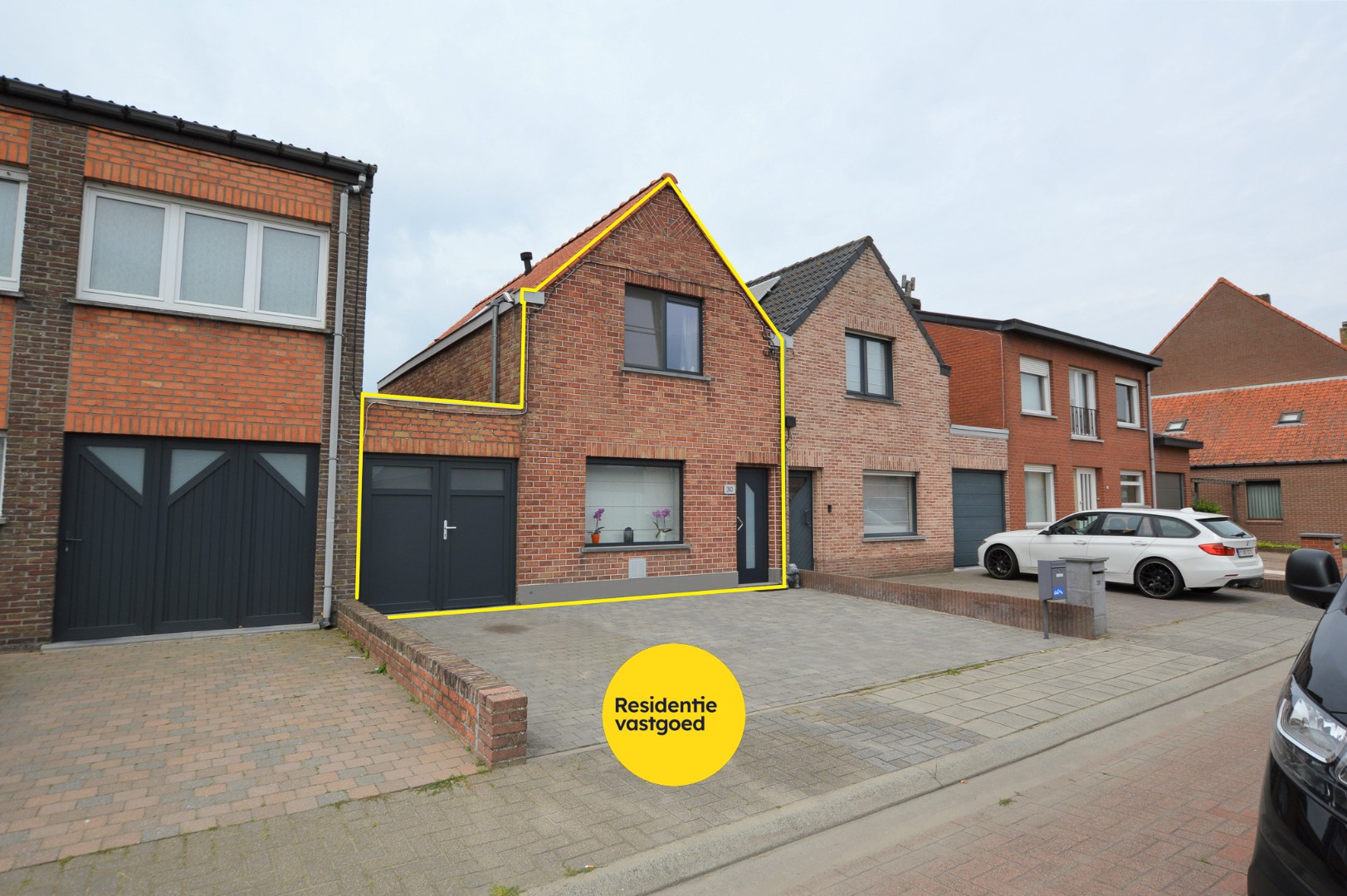 Gezinswoning met twee slaapkamers in Westkerke. 
