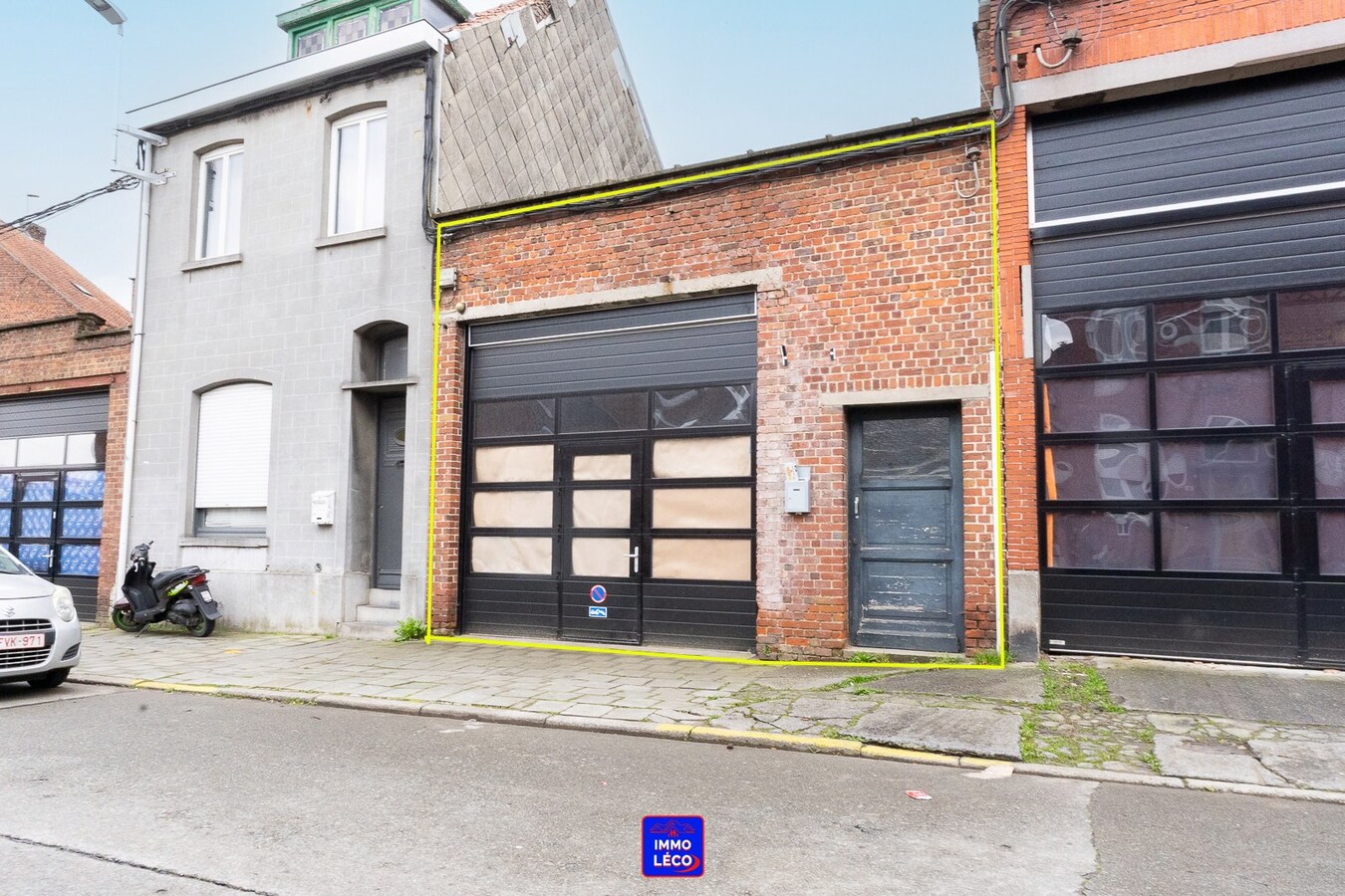 Atelier/Entrepôt de +/- 120m² dans le centre-ville. 