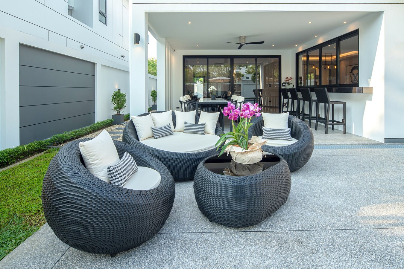 Thailand: Gloednieuwe luxe villa met zwembad in Chiang Mai. 