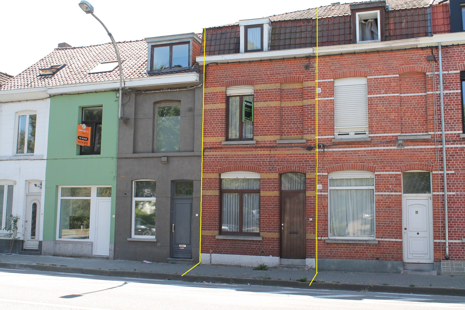 Stadswoning met 3 slaapkamers en koer 