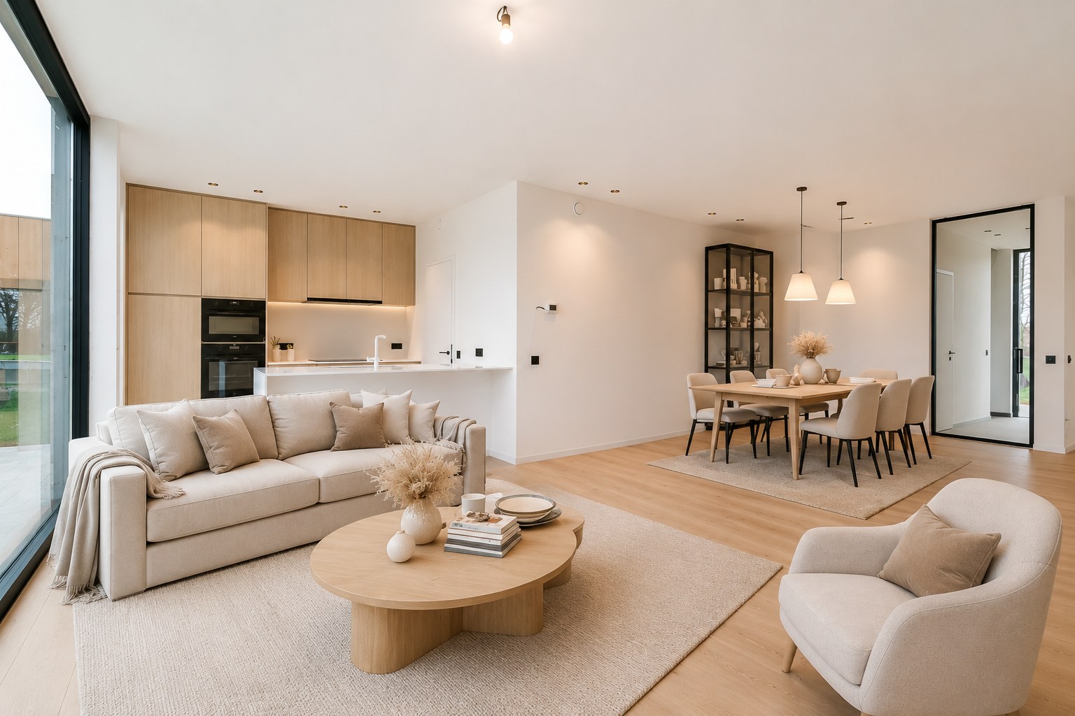 Ruime afgewerkte nieuwbouwwoning met landelijk zicht! 