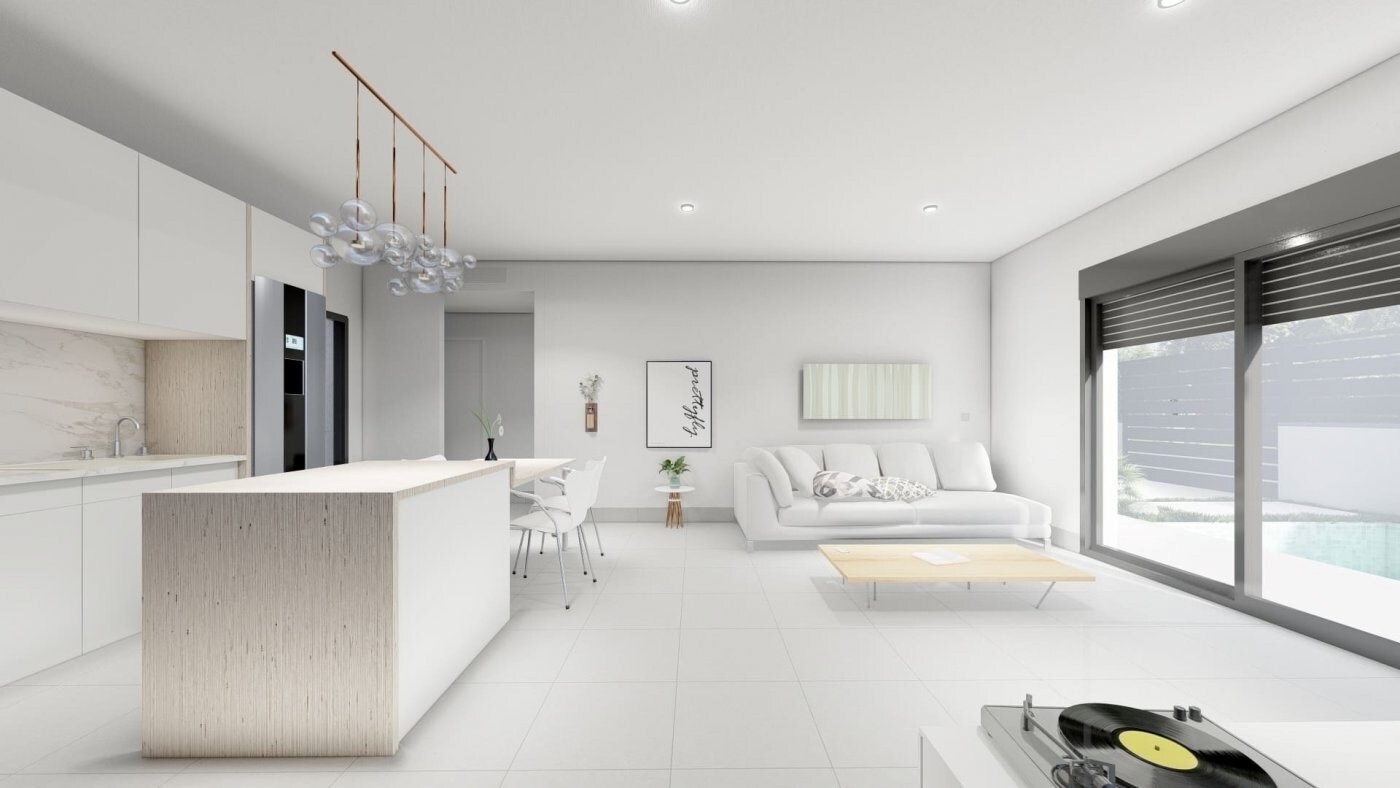 Prachtige gelijkvloerse villa gelegen in een omheind en beveiligd resort 