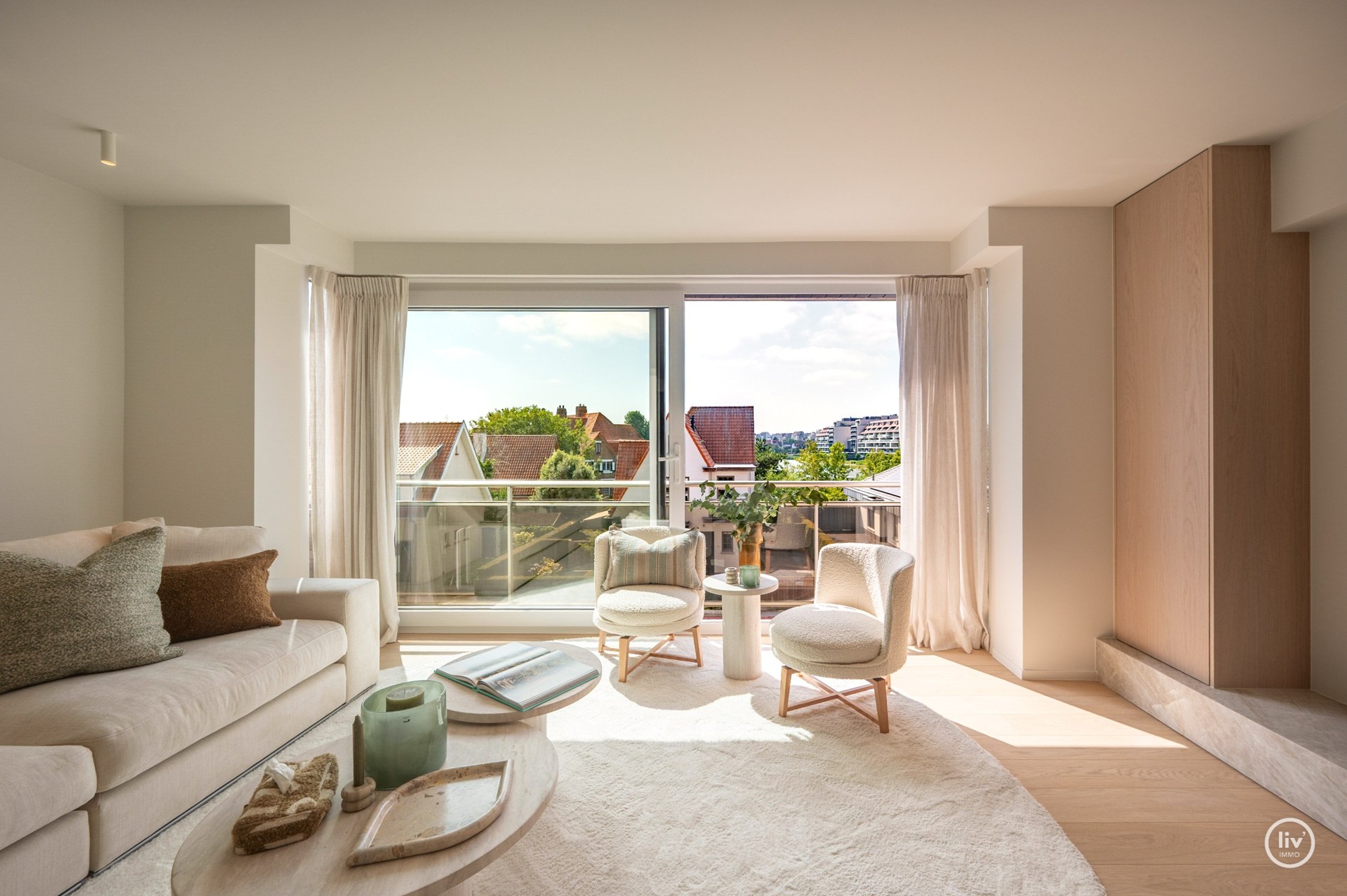 Volledig gerenoveerd 3-slaapkamerappartement met open zicht en prachtig uitzicht op het Zegemeer 