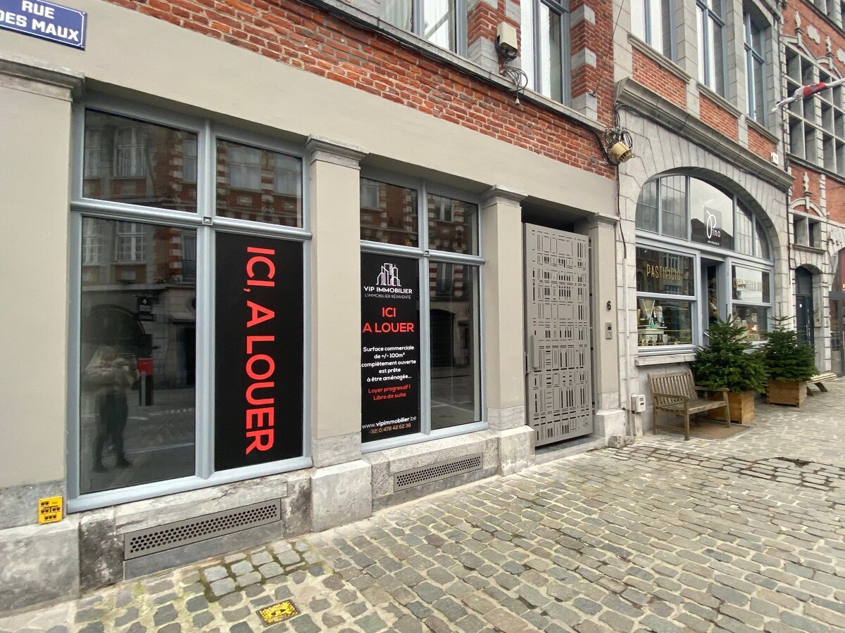 Magnifique surface commerciale en plein coeur de Tournai ! 