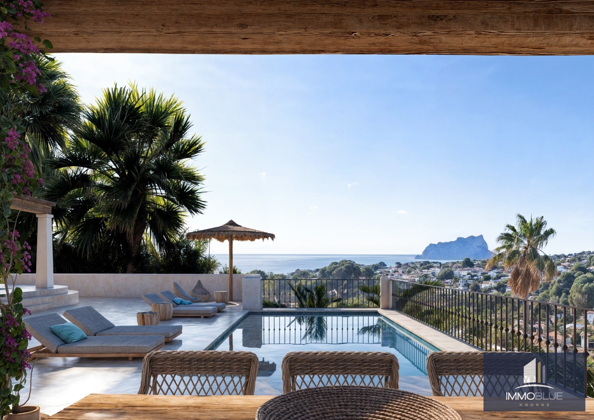 Villa neuve exclusive de style Ibiza à San Jaime, Benissa. 