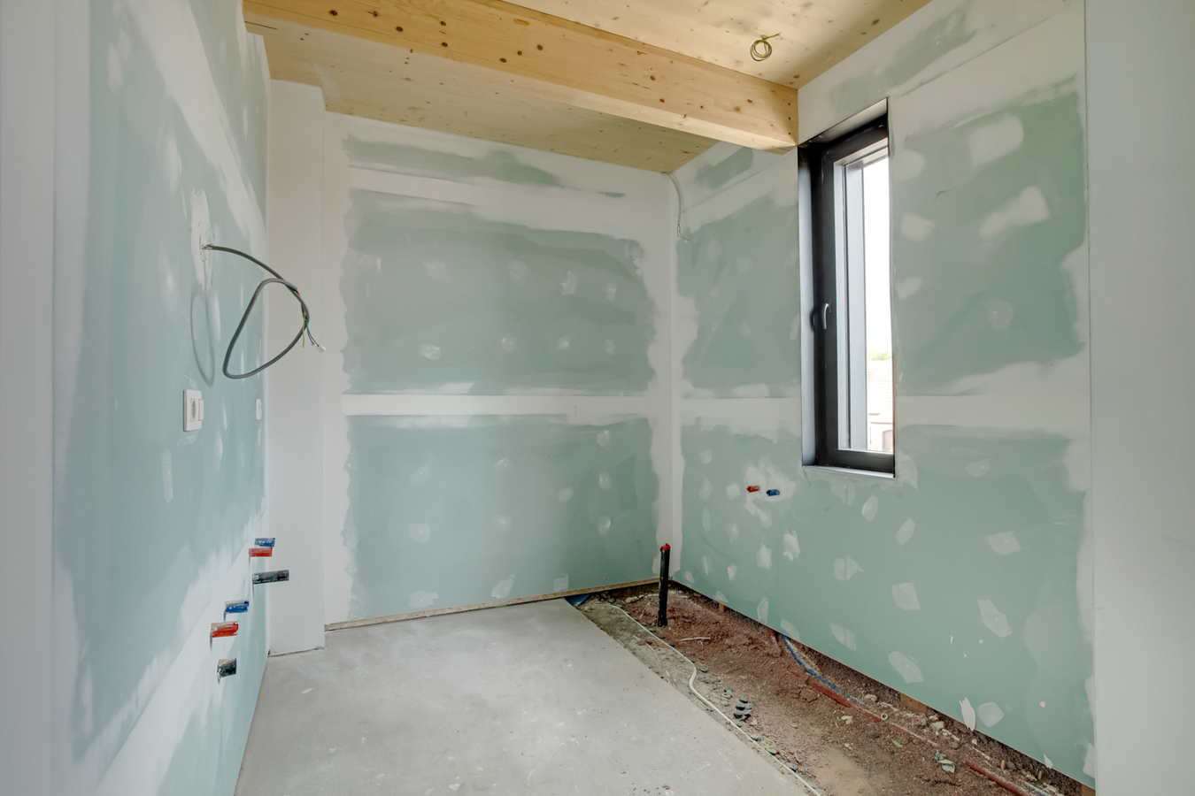 Verkaveling "De Bleeken" omvat 5 moderne BEN-woningen waarvan 4 half-open bebouwingen en 1 open bebouwing. 