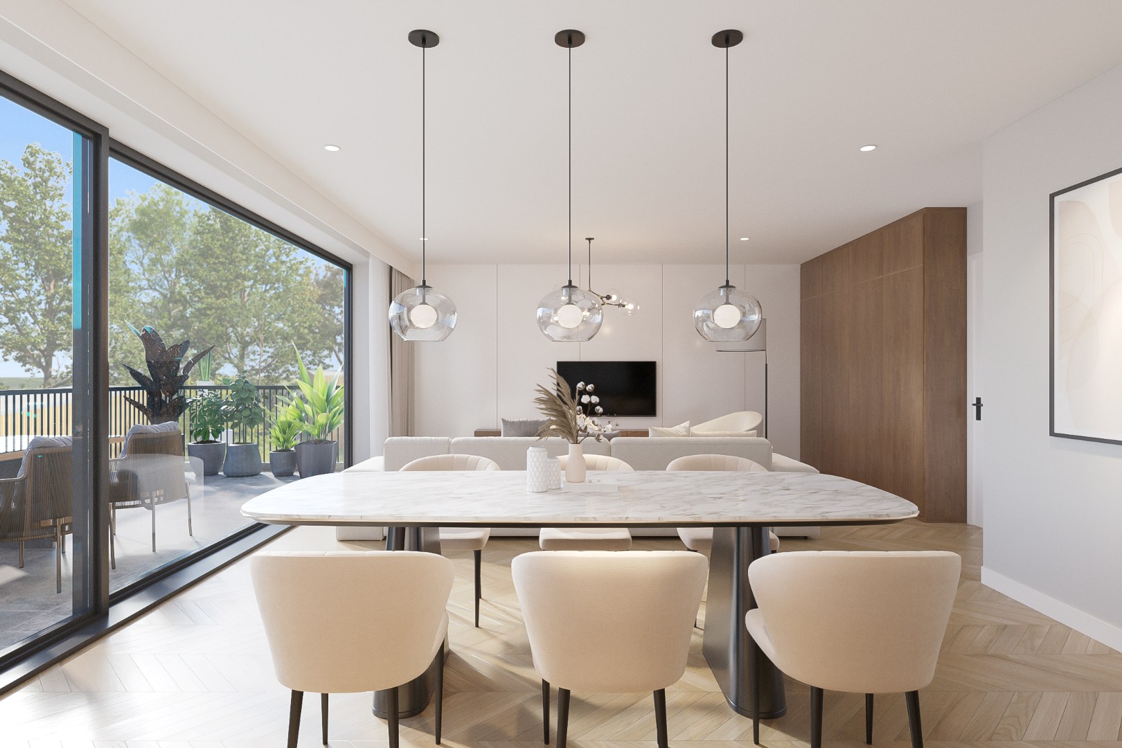 Appartement op de eerste verdieping 