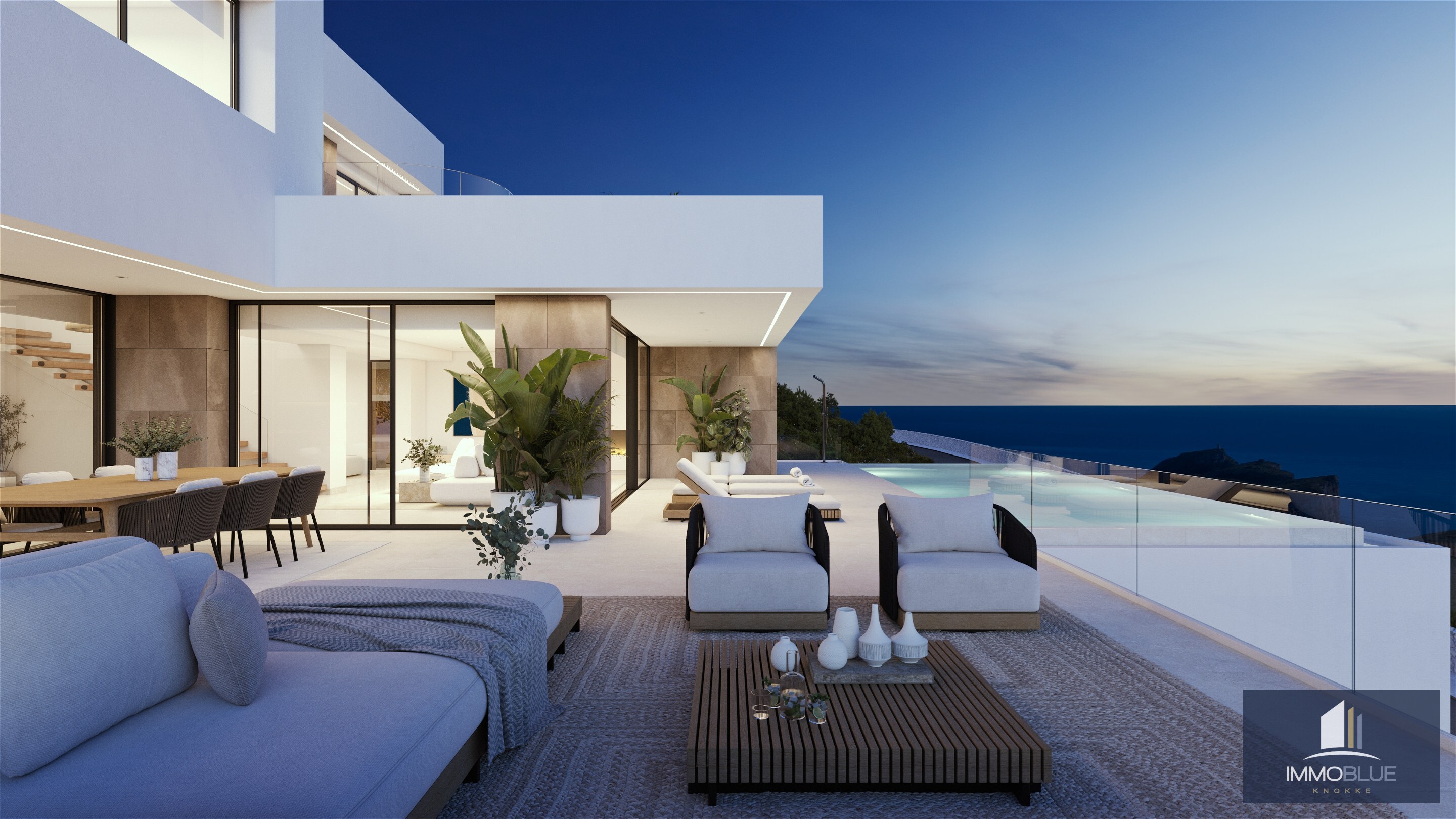 Villa design exclusive avec vue panoramique sur la mer 