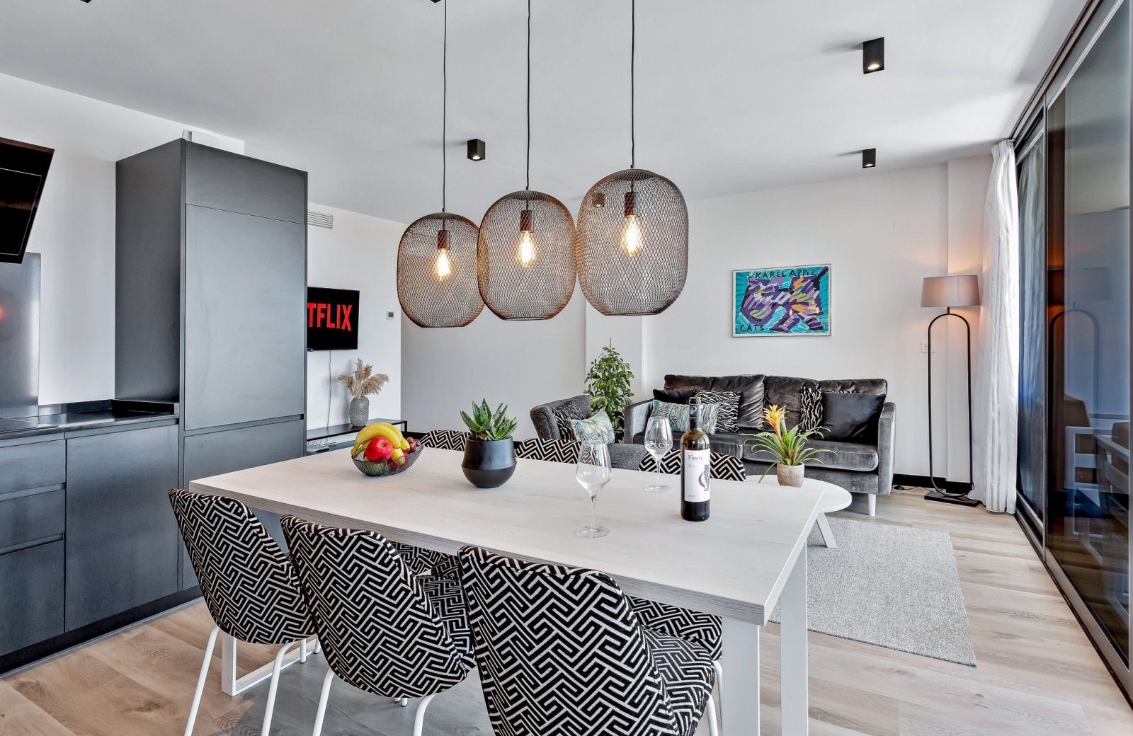 Hoek appartement 3 of 4 slpks te Mijas (Malaga) Spanje 