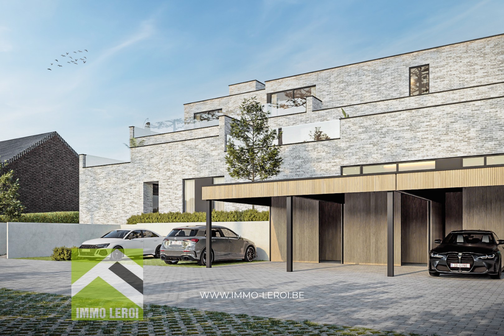 Vergunde projectgrond met handel/ horeca en appartementen in het centrum van Heers 