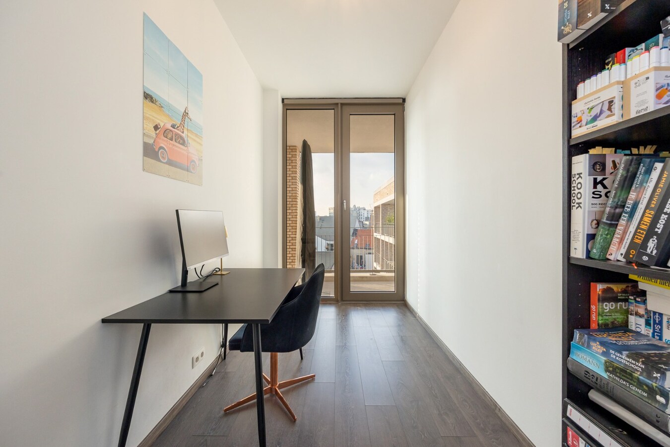 Modern appt met 2 slpk en ruim terras nabij 't Eilandje! 