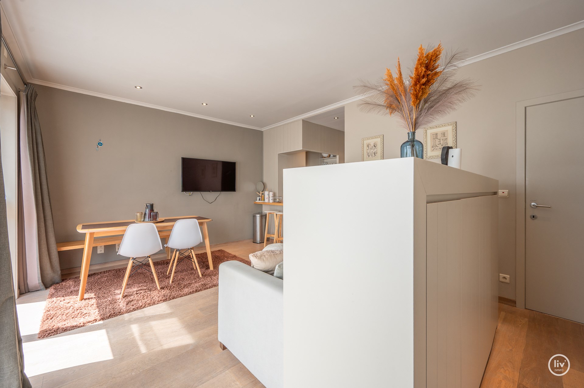 Gezellig appartement vlak bij de Lippenslaan met zicht op het groen. 