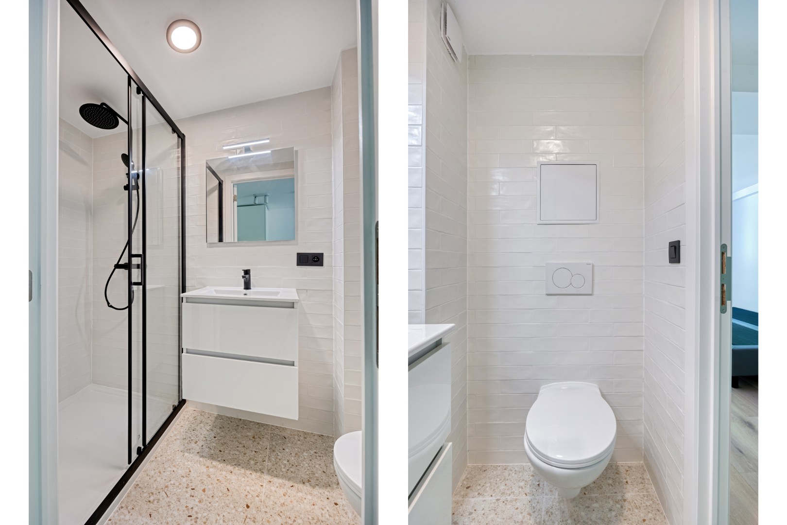 Volledig gerenoveerde studentenkamer in residentie met 15 studentenkamers en een 1slaapkamer appartement in hartje Leuven - EPC label A! 