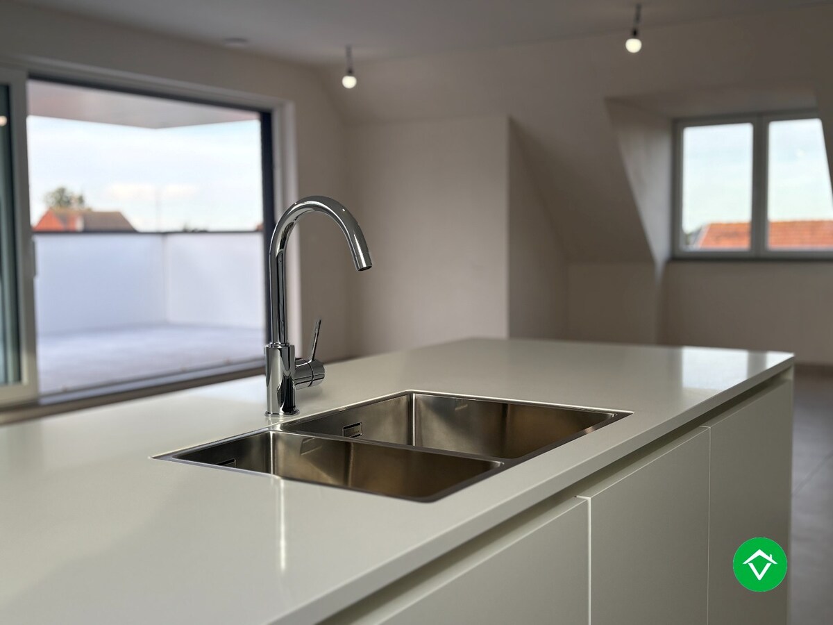 Nieuwbouwappartement met 2 slaapkamers en 1 terras in centrum Koekelare 