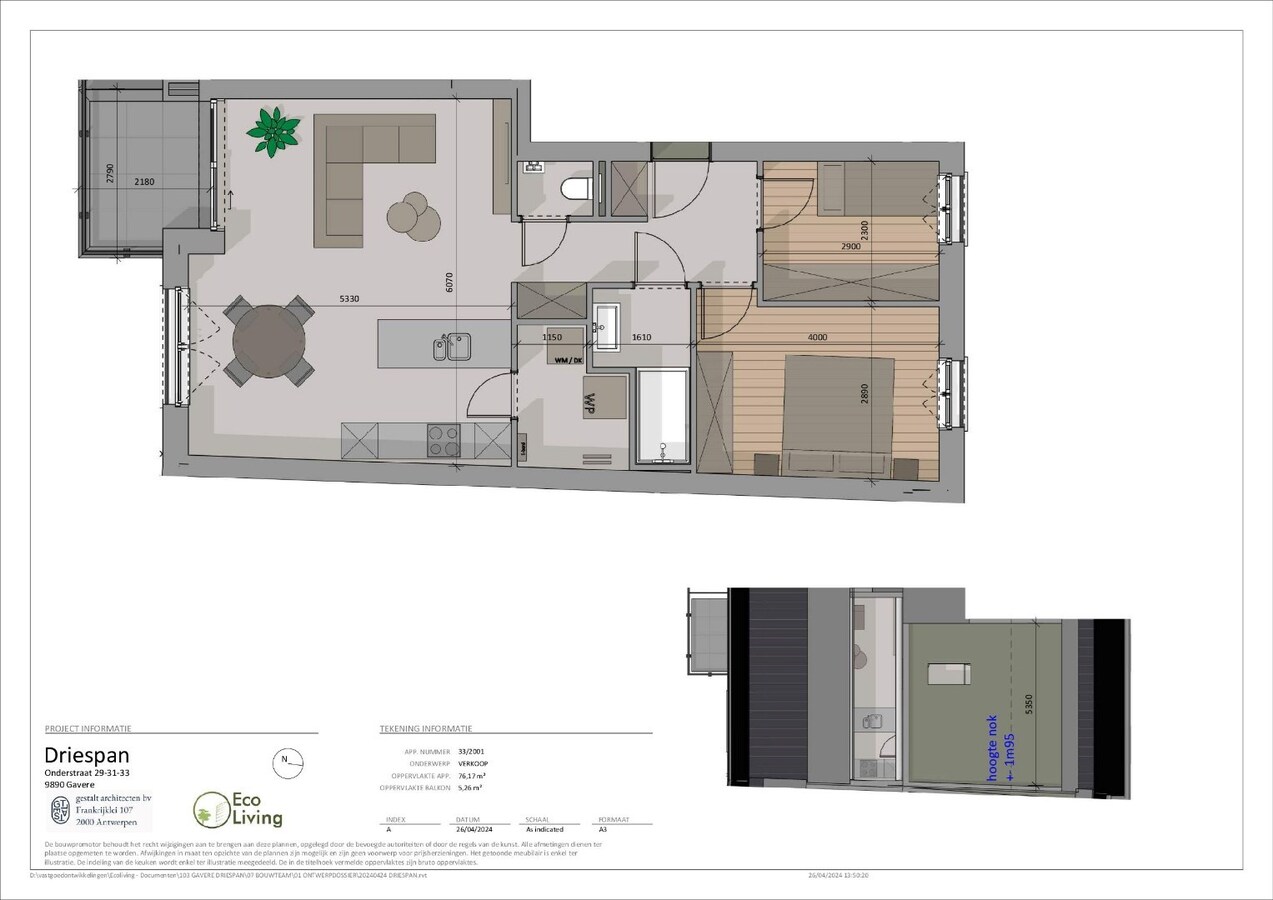 DrieSpan - Te Koop Appartement Gavere