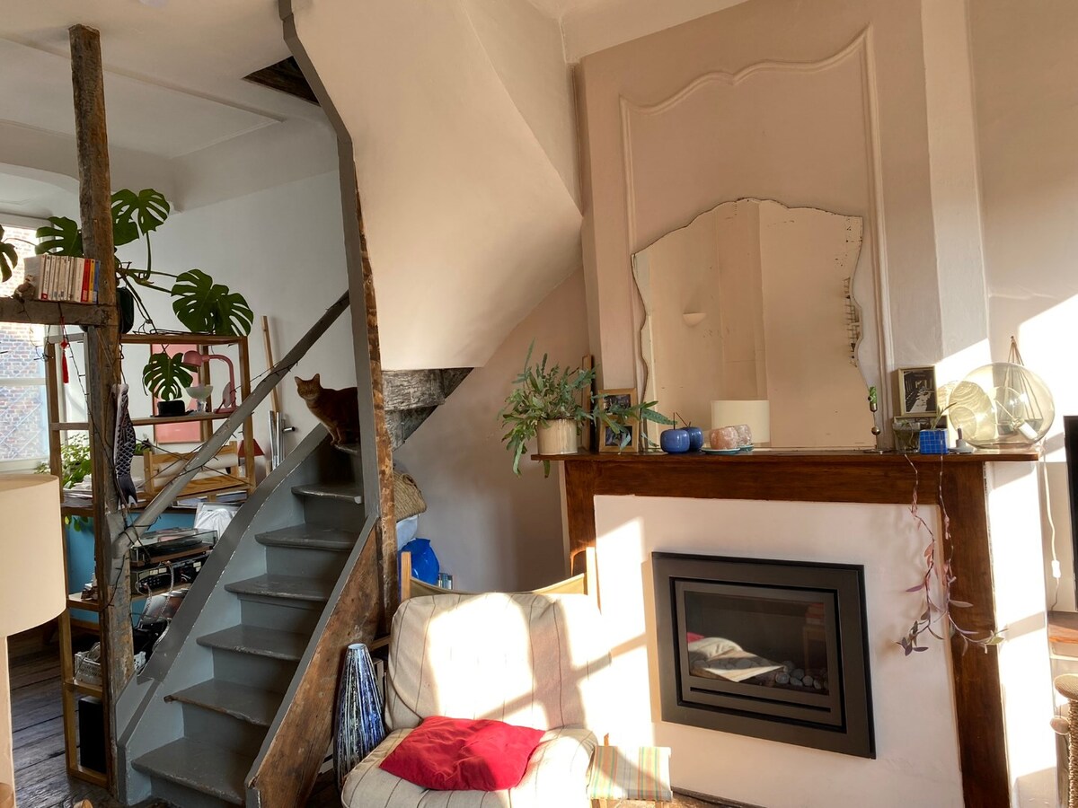 Authentiek wonen in de schaduw van Sint-Baafs. 