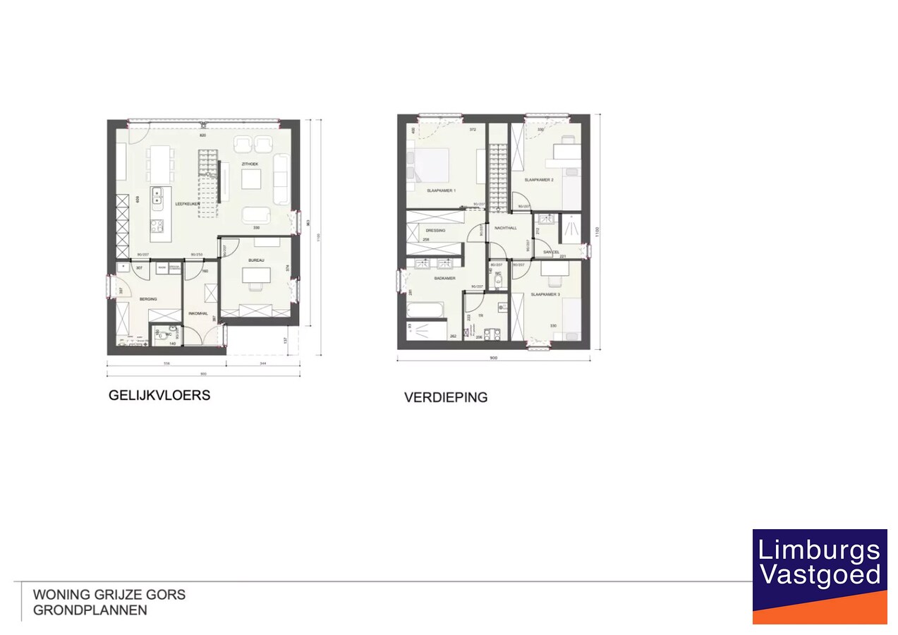 Nieuwbouwwoning, open bebouwing, 3 slpk, 14a 53ca, rustig gelegen te Kermt 