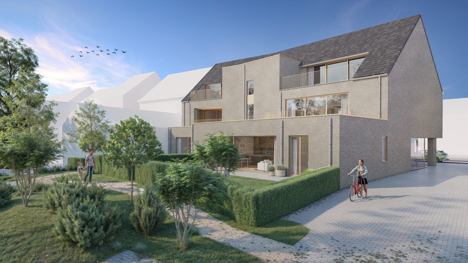 Nieuwbouw appartement in het centrum van Kortemark 