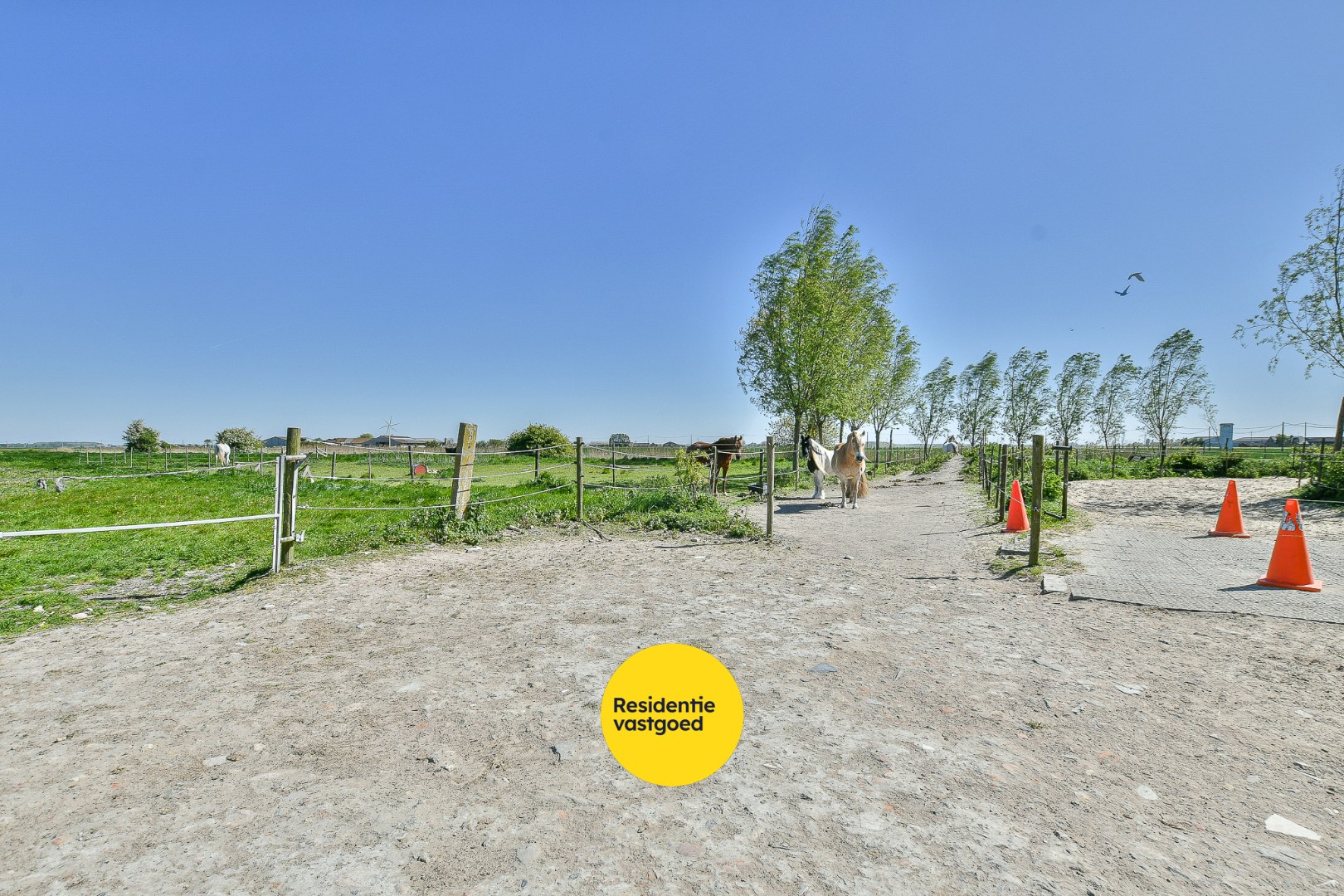 Authentieke hoeve met bouwland, stallen en bijgebouwen op unieke landelijke ligging tussen De Haan en Nieuwmunster 