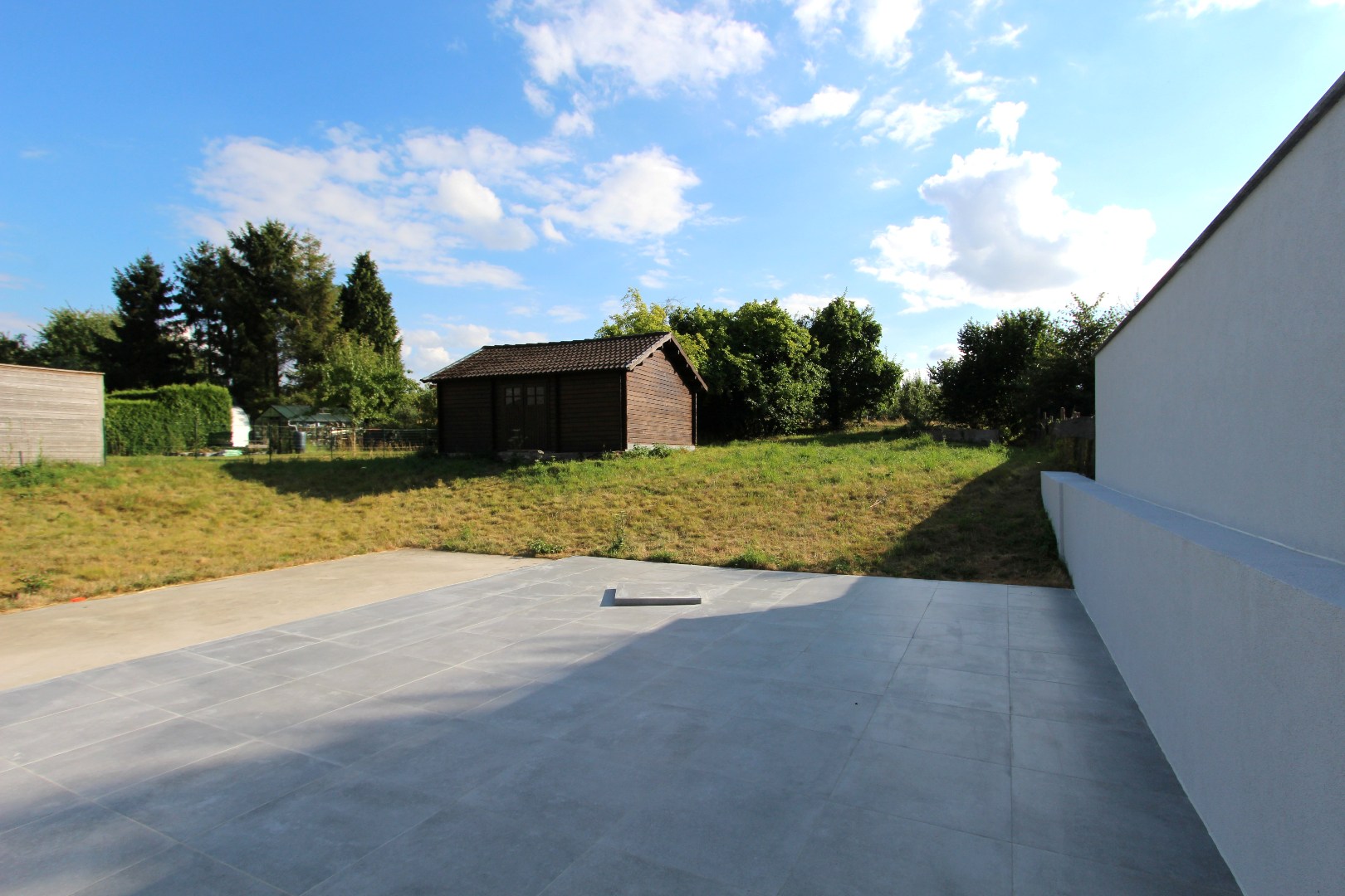 Terras met zicht op tuin