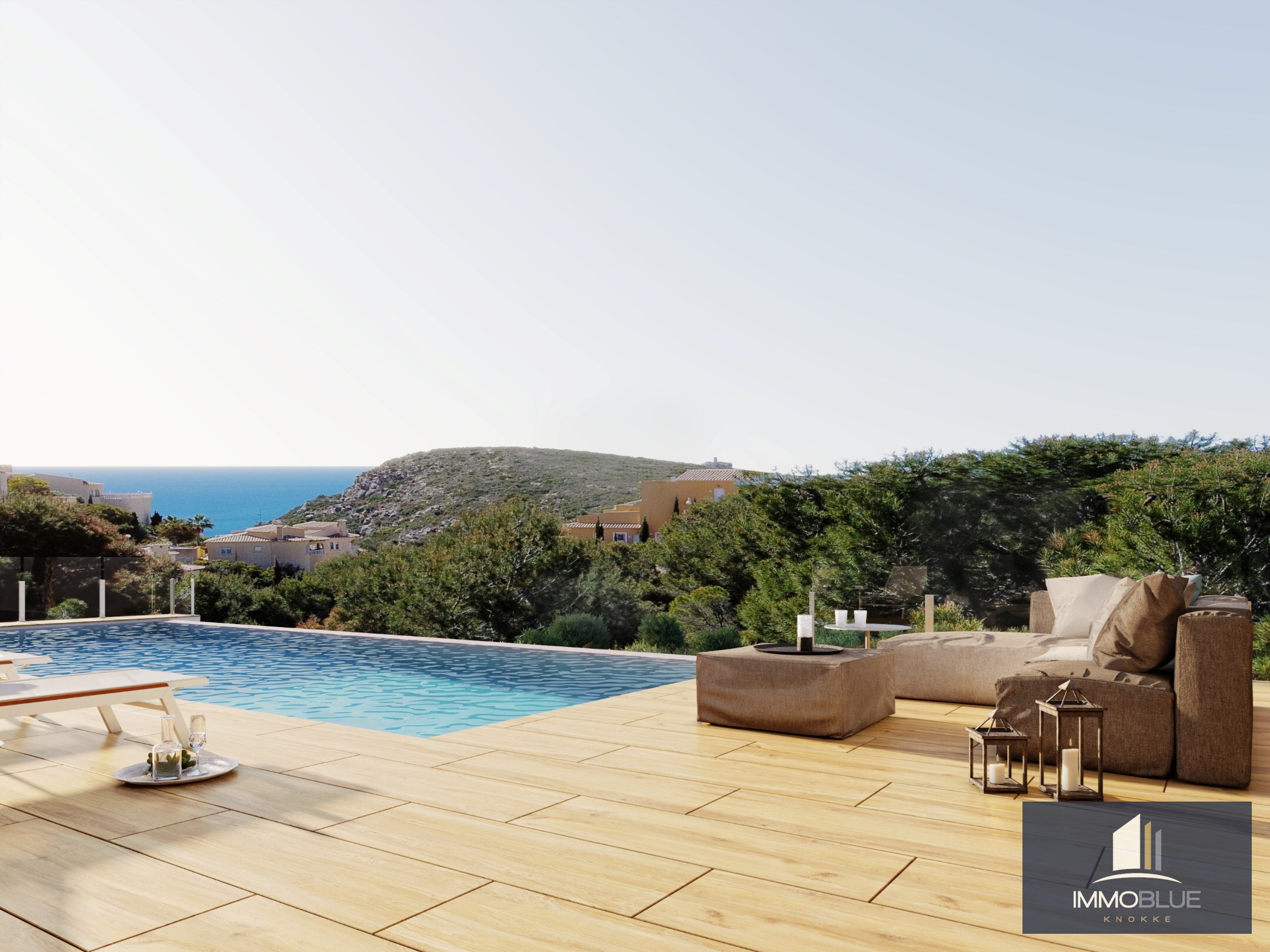 Villa élégante avec vue sur la mer 