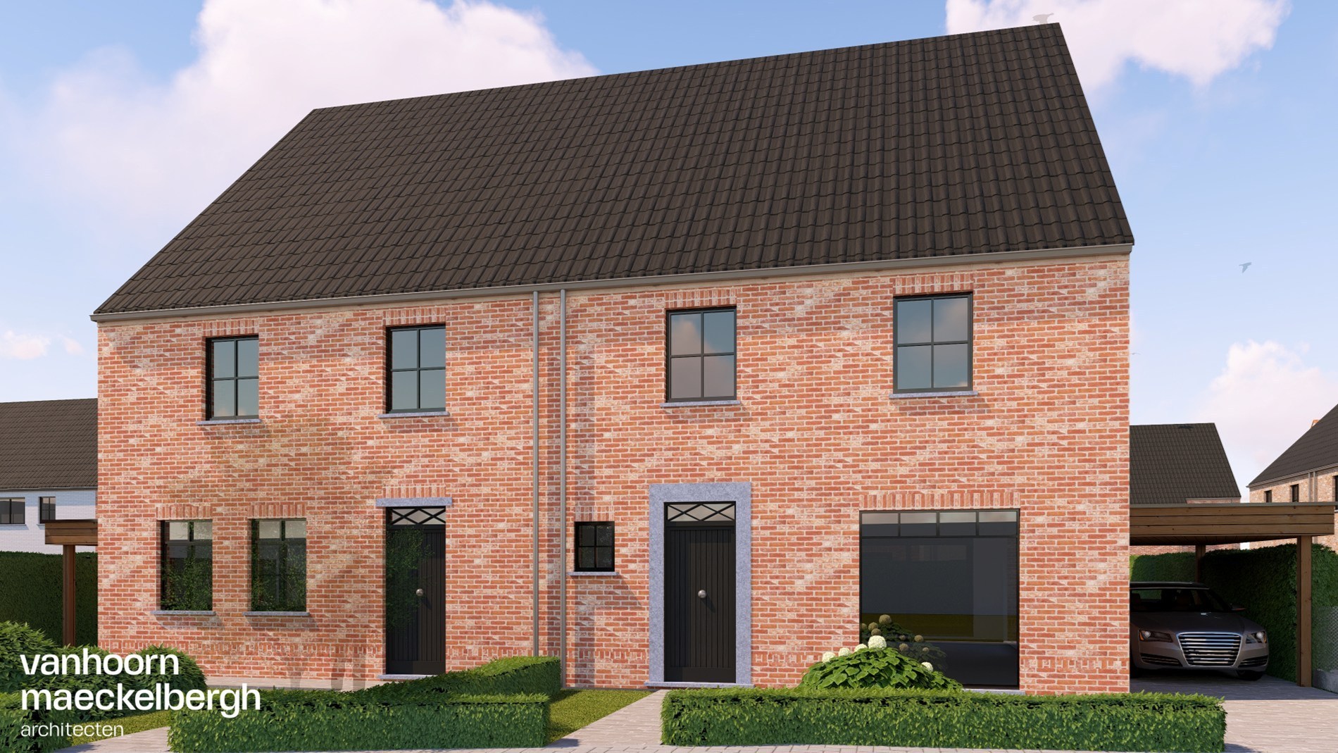 Ruime 3-slaapkamer nieuwbouwwoning in het centrum van Gistel 