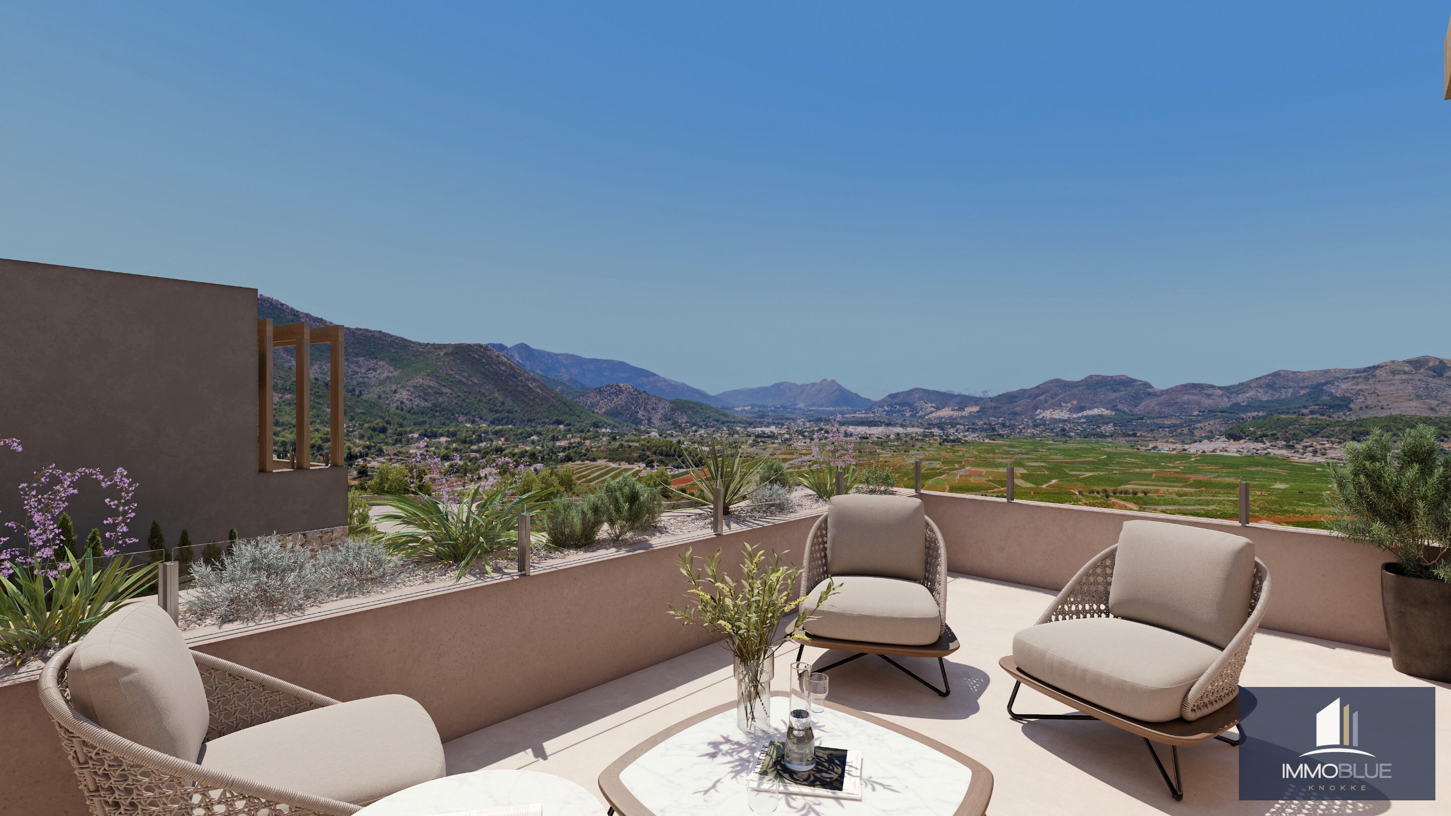 Rustige villa tussen de bergen en de wijngaarden. 