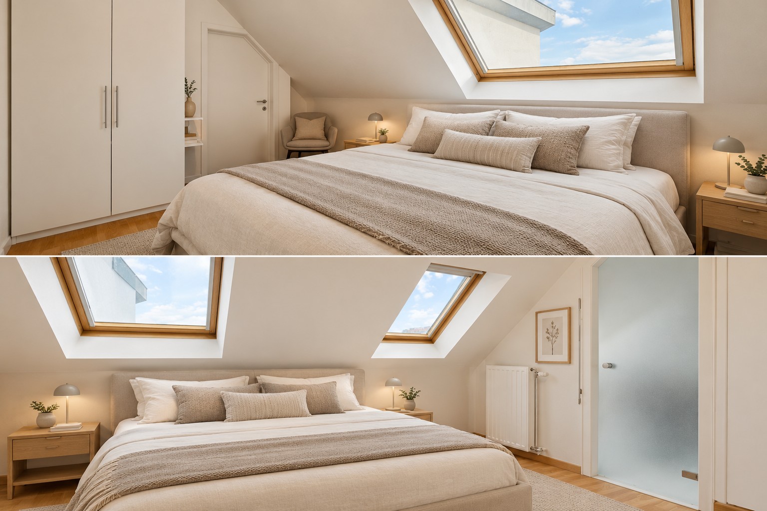 Voici la traduction en français :Grand appartement en duplex avec 2 chambres, 2 salles de bains et terrasses ensoleillées, près de la digue de Heist (possibilité d'offre d'un garage intégré). 