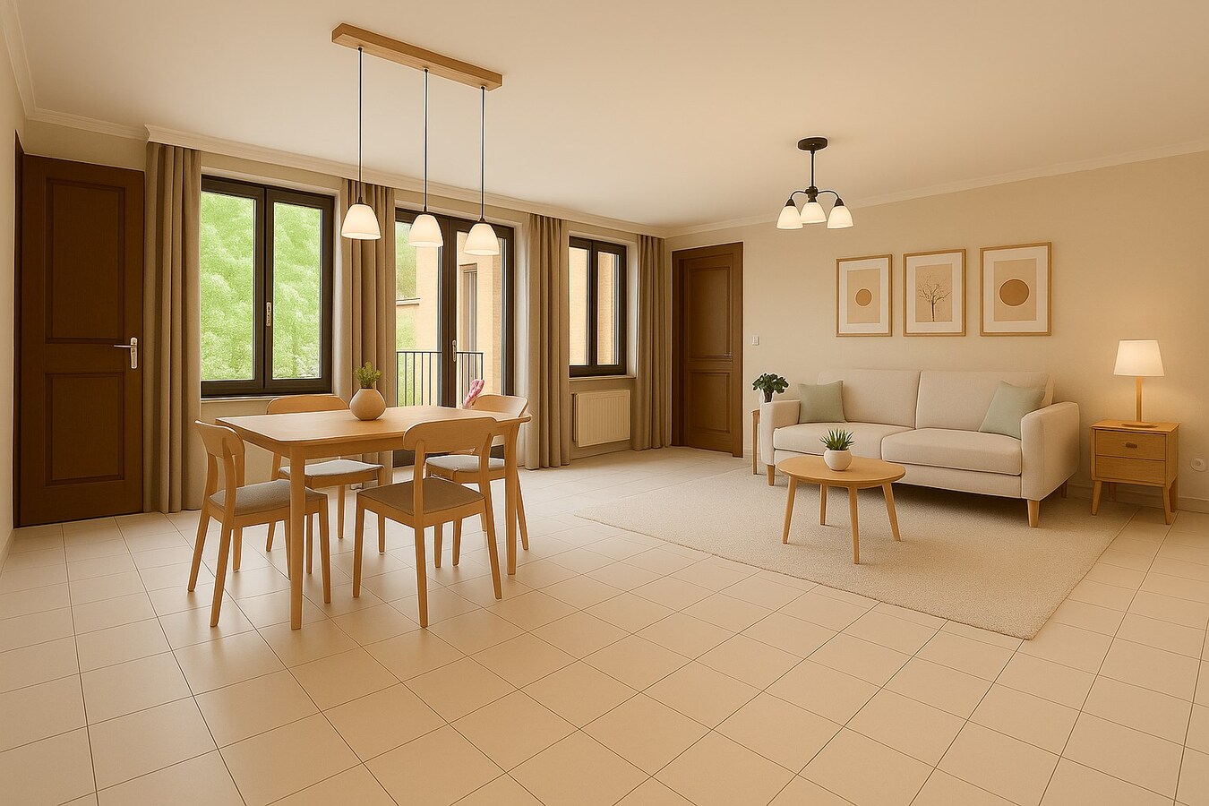 Bijzonder goedgelegen, ruim 3-slaapkamer-appartement met riant zonneterras 