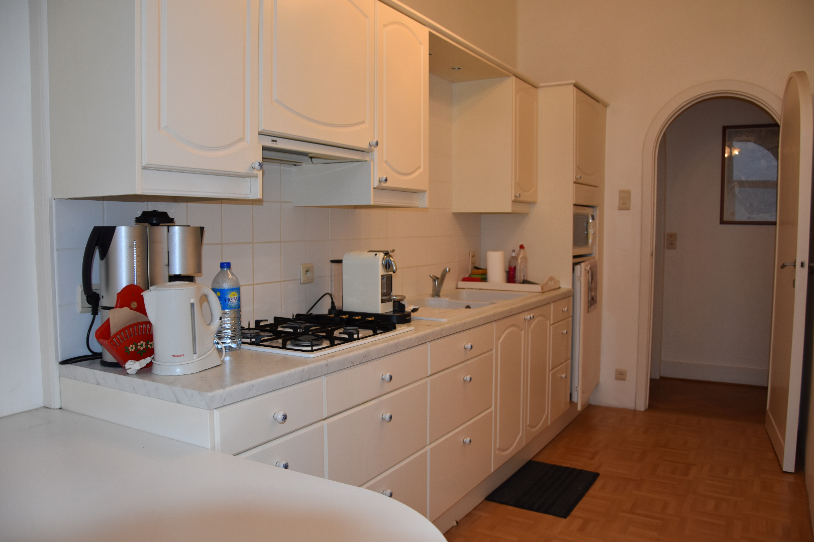 appartement met 2 slaapkamerhoeken. 