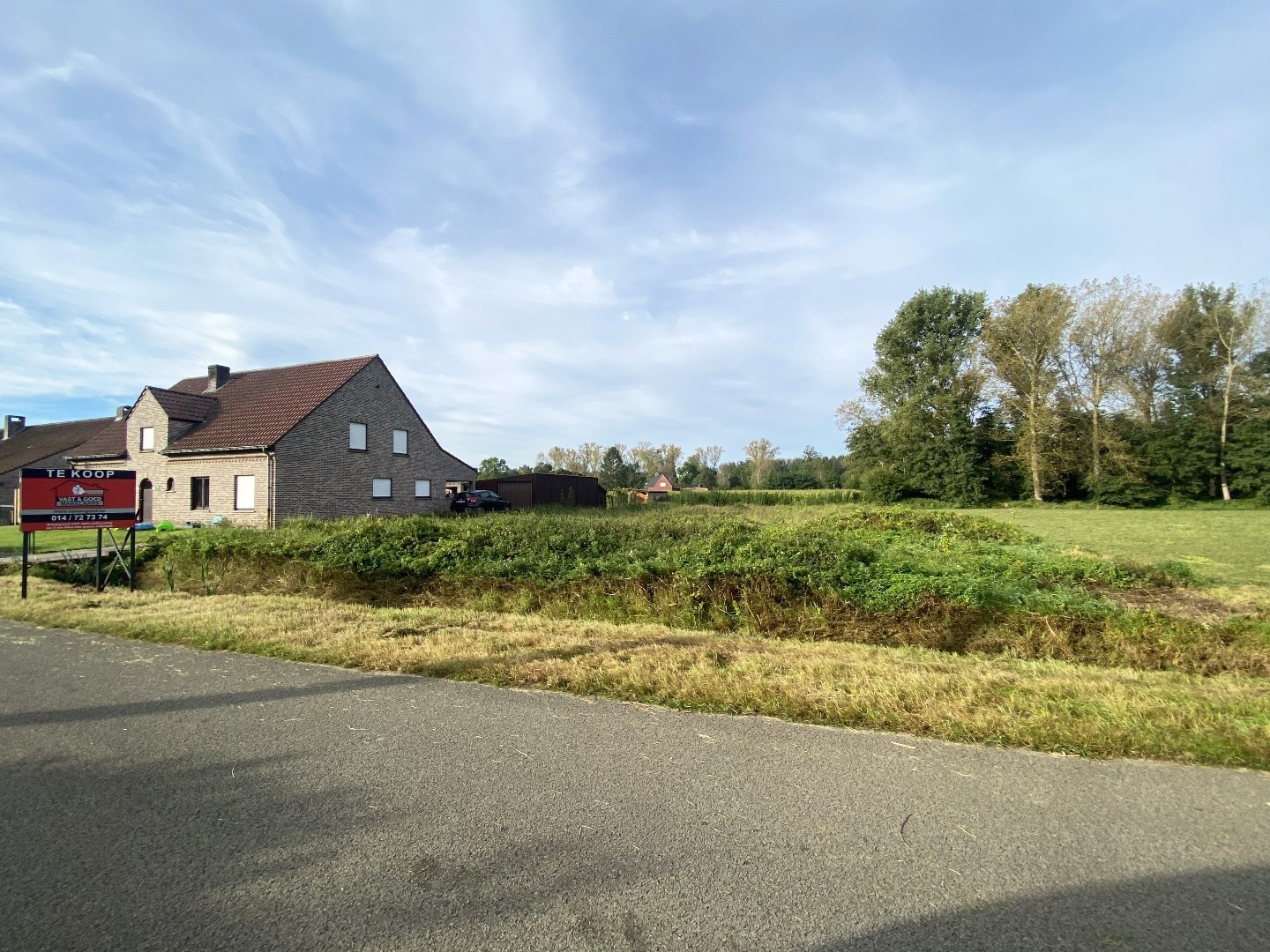 Bouwgrond voor open bebouwing van 17 are 84 ca. in een doodlopende straat te Laakdal 