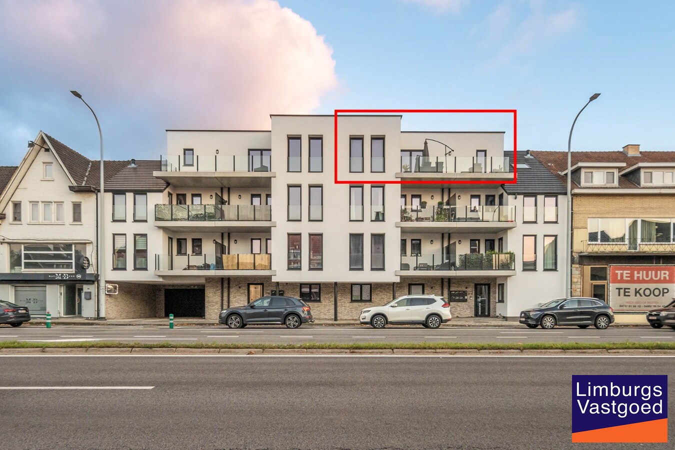 Energiezuinig 3 slpk penthouse, 122m² + terras, 2 parkings en berging 