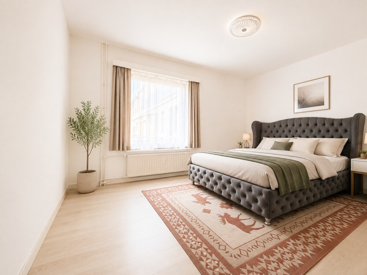 Lichtrijk instapklaar appartement EPC B  te Kuurne met 3 slaapkamers en autostaanplaats! 