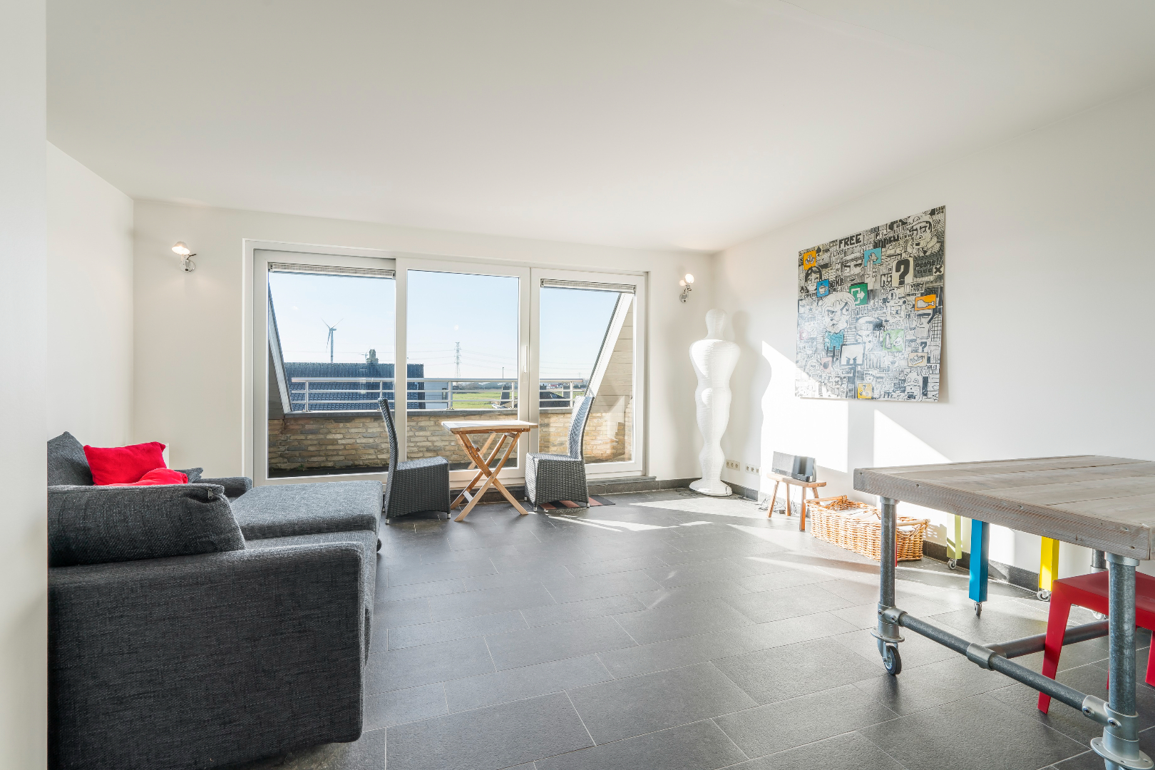 Duplex-appartement met 3 slaapkamers 