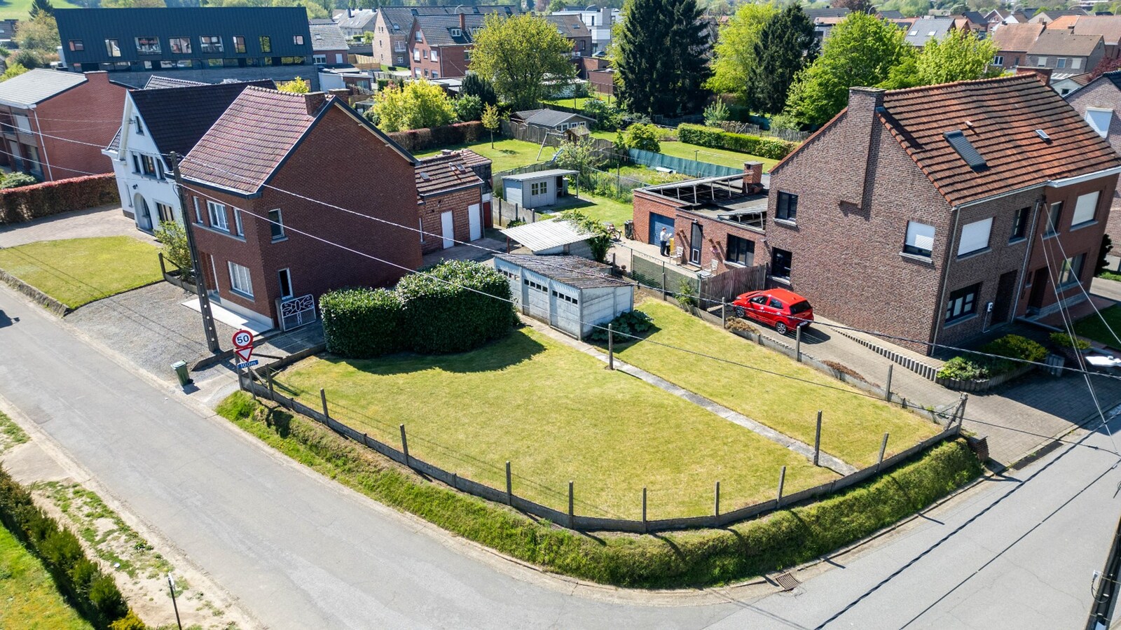 LINDEN - open bebouwing op 6a57 