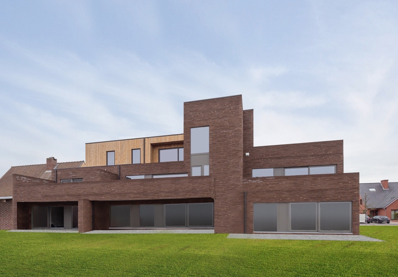 Prachtig appartementscomplex met 7 eenheden gelegen in het dorpscentrum van Opitter 