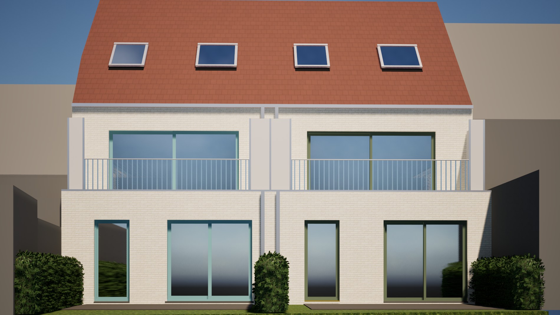 Unieke nieuwbouw bel-etagewoningen in cottagestijl op topligging te Lombardsijde 