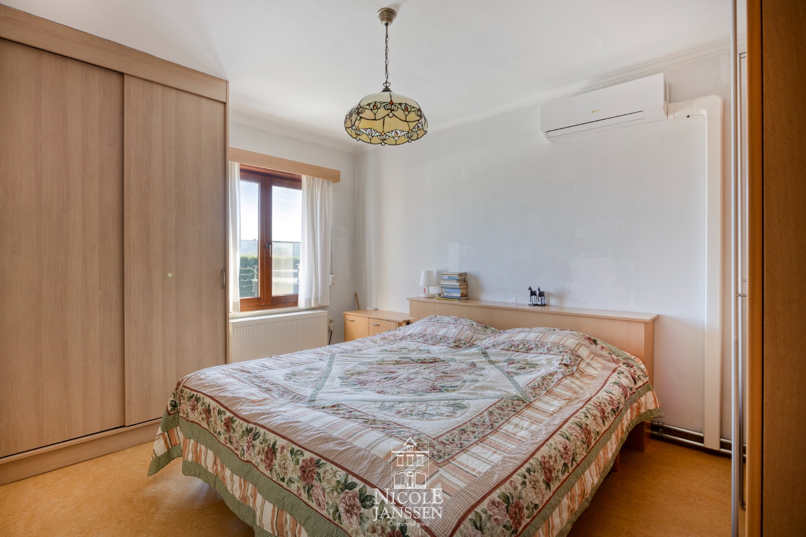 Slaapkamer met airco