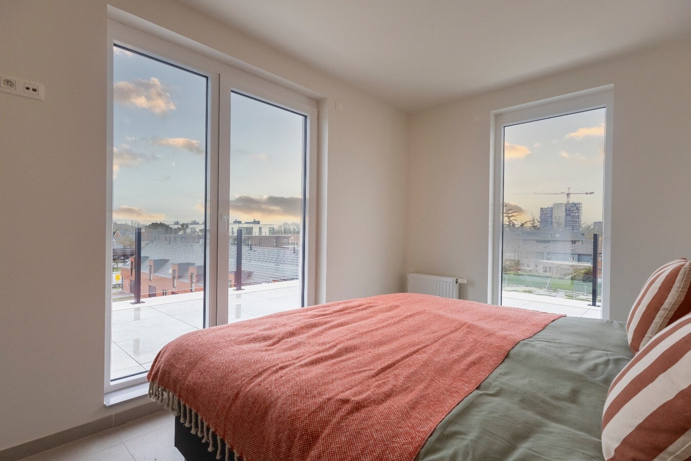 Penthouse (89m2) met uitzonderlijk ruim terras te koop in Emelgem (Izegem) 