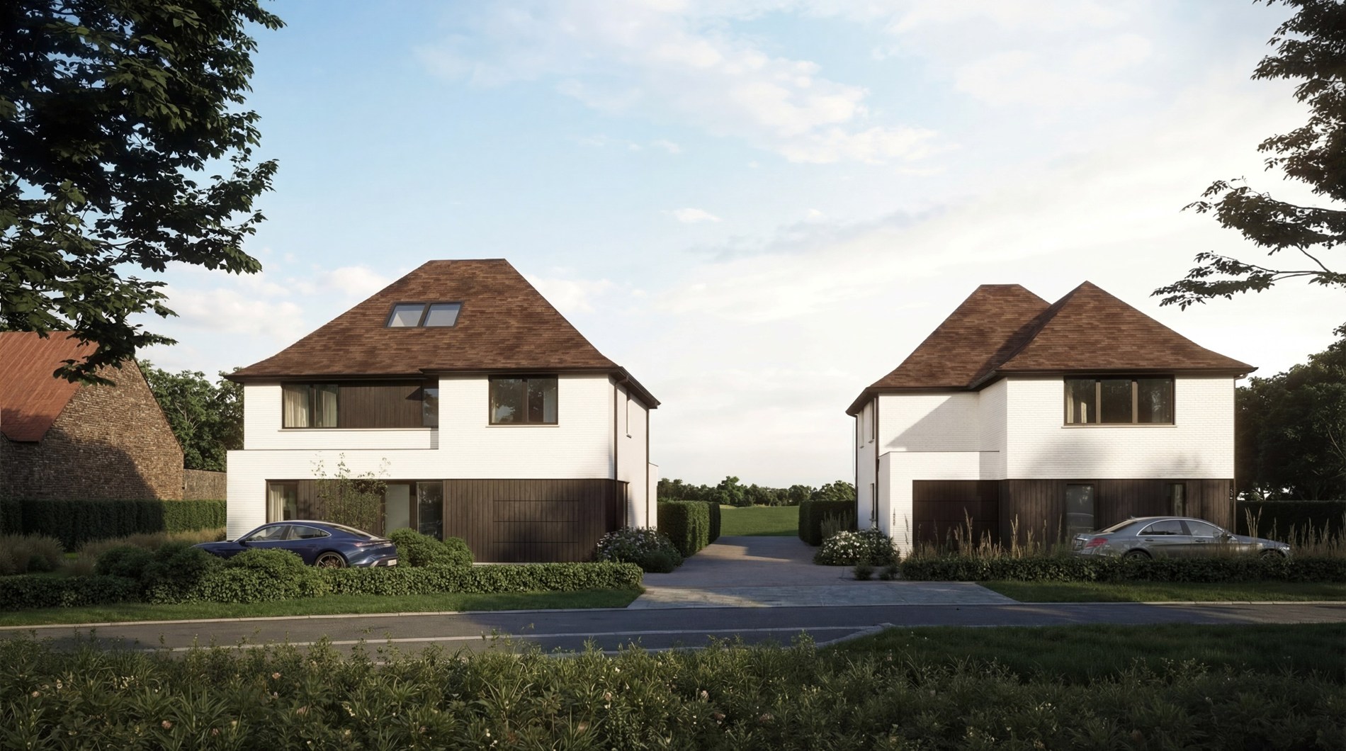 Exclusieve nieuwbouwvilla met 5 slaapkamers en open zichten nabij Knokke 