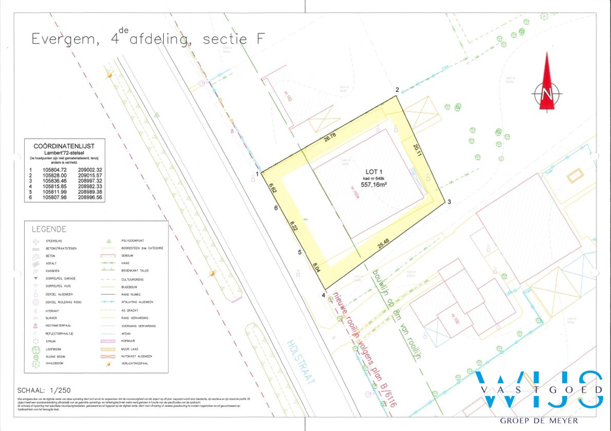 Bouwgrond van 557 m² op landelijke locatie in Ertvelde! 