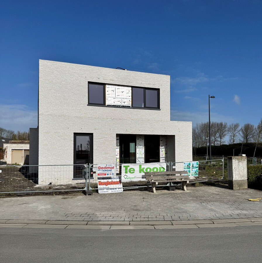 Alleenstaande nieuwbouwwoning met 3 slaapkamers en tuin te Koekelare 