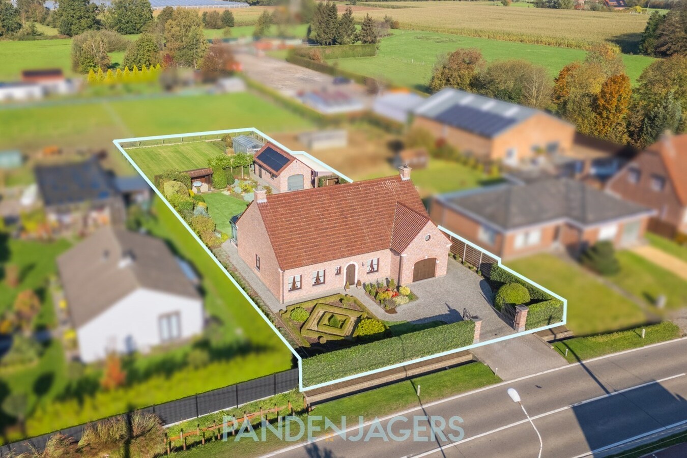 Ruime open bebouwing op de grens van Duffel en Lier 