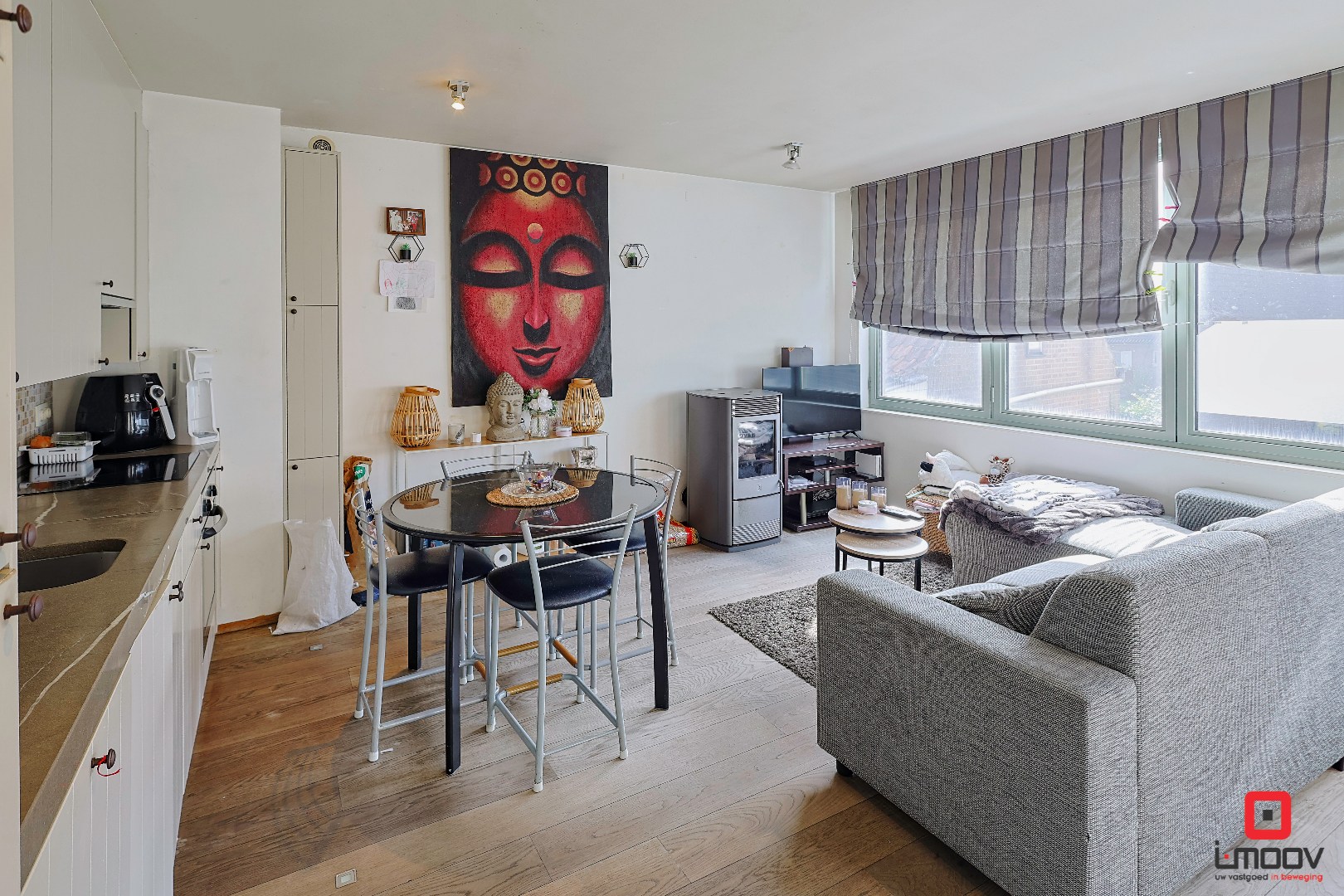 Charmant tweeslaapkamer appartement met terras in rustig woonerf – interessante investering 