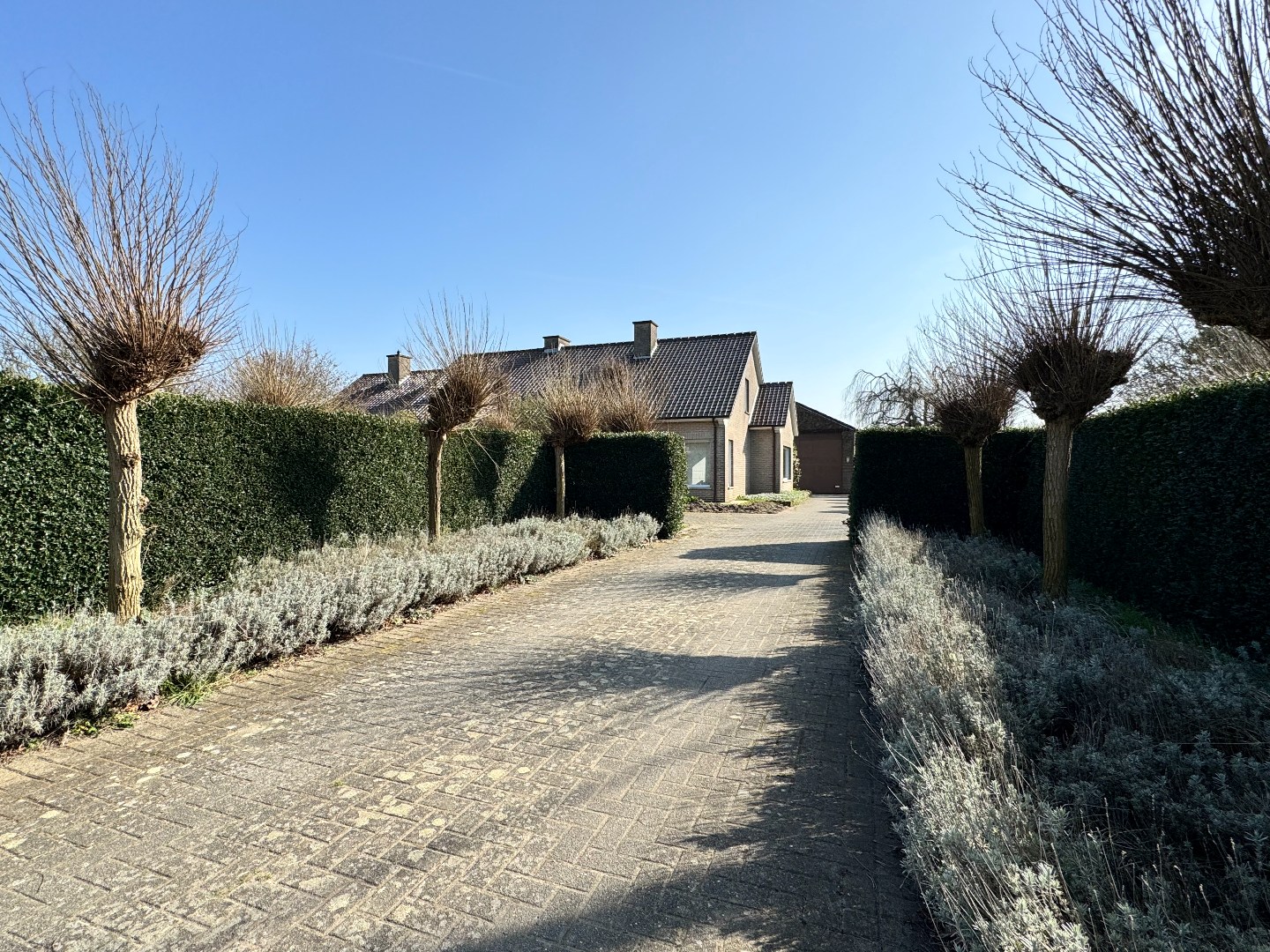 Ruime woning met loods en landbouwgrond op groene locatie nabij Waregem. 