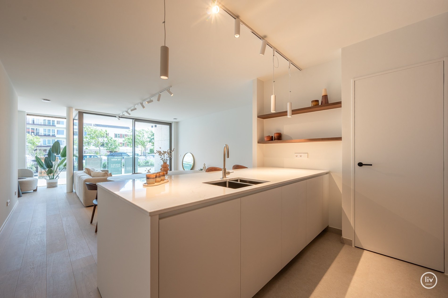 Appartement neuf exclusif avec trois chambres au cœur de Knokke. 